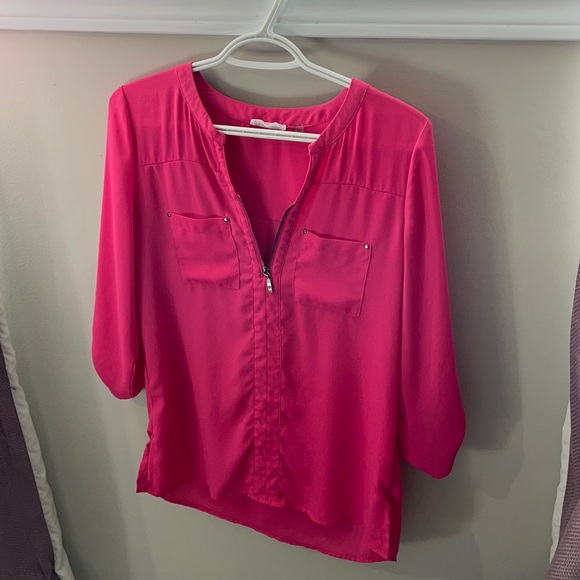 Point Zero pink blouse size small - Picture 1 of 2